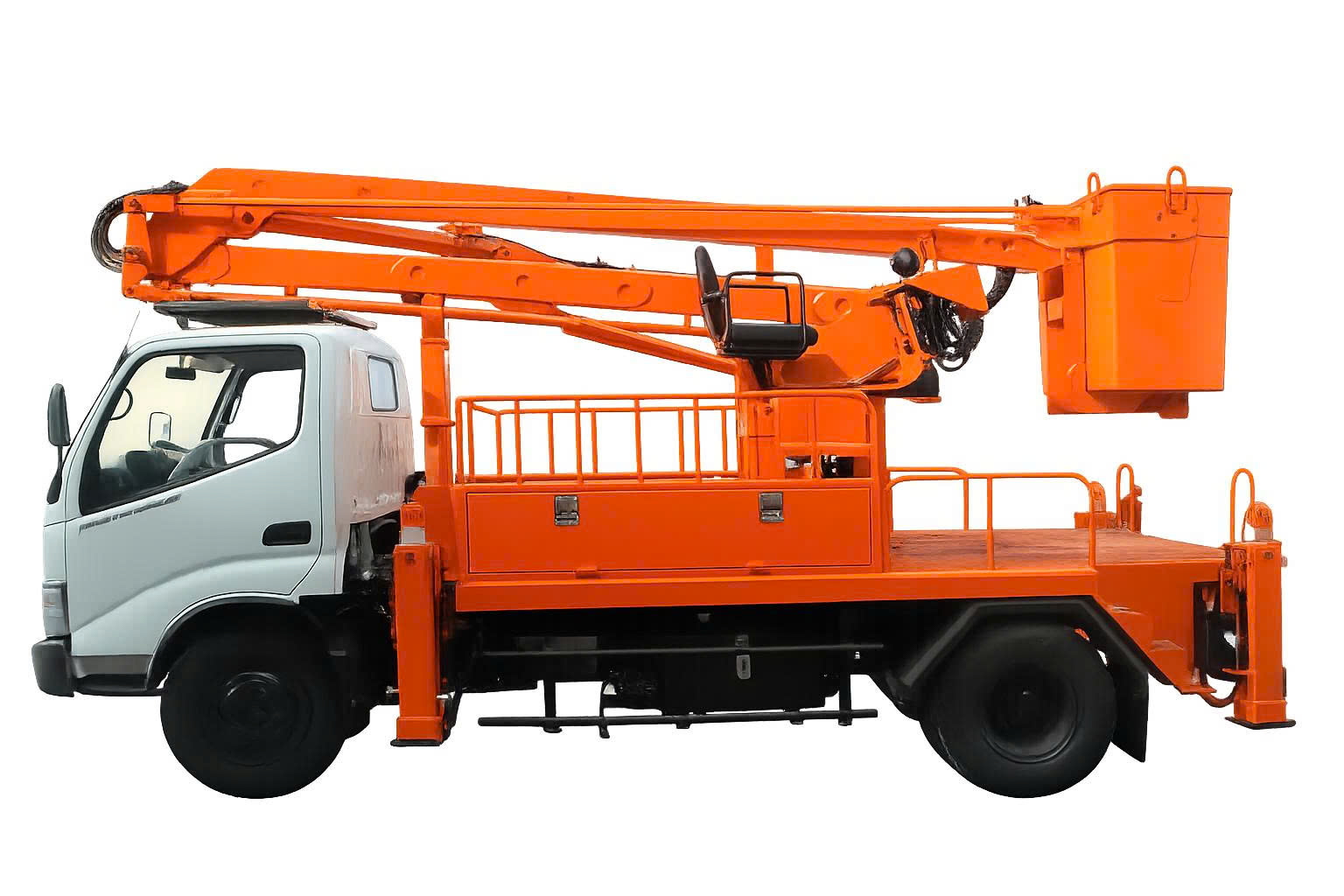 Xe nâng người làm việc trên cao