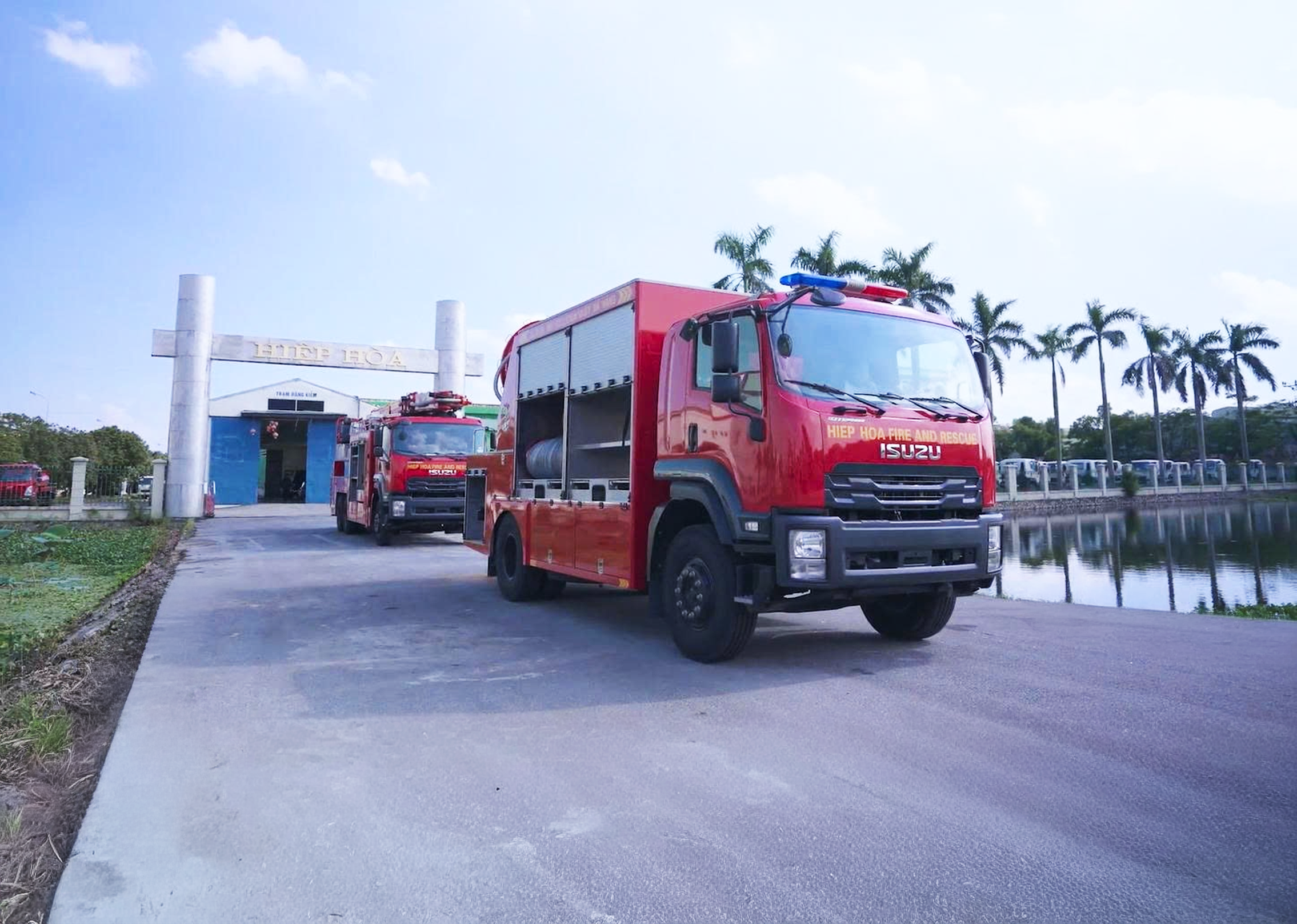 Xe chữa cháy tiết kiệm nhiên liệu Hiệp Hòa